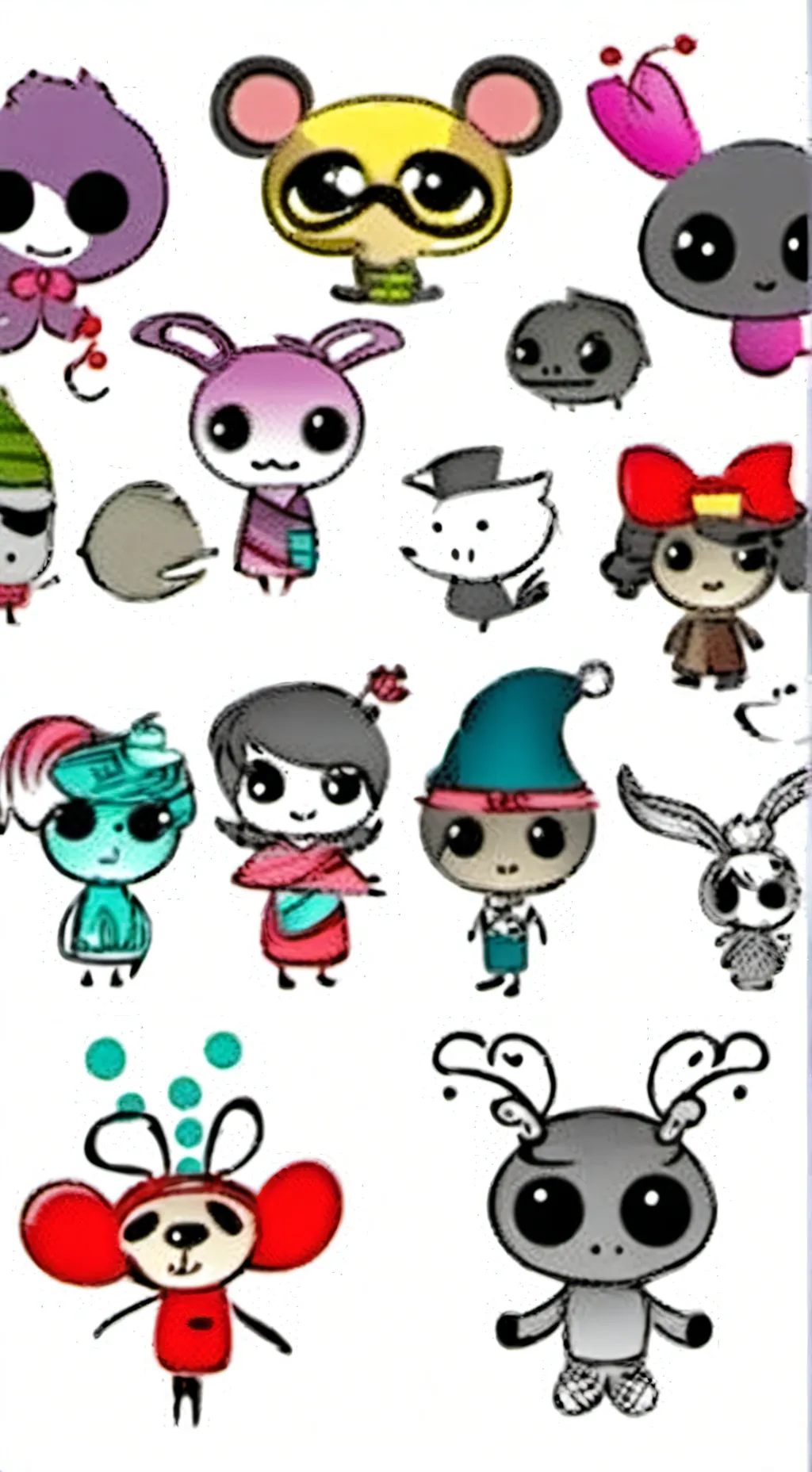 ai character: Dw but hate you??? background