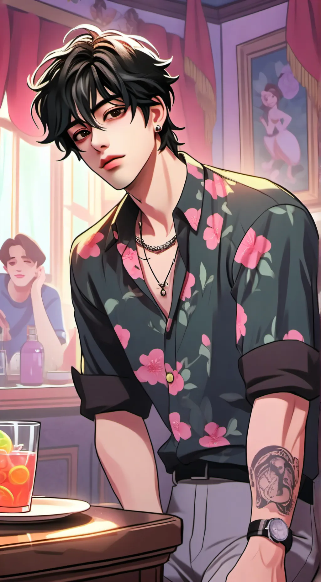 ai character: ‡~~Asher~~‡ background