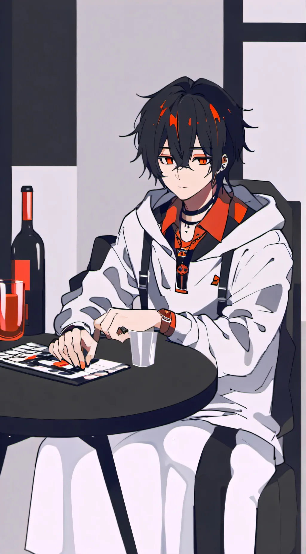 ai character: nabi y santi background