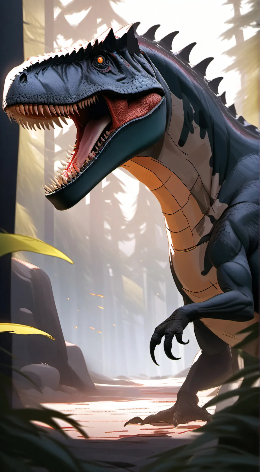 ai character: Allosaurus  background