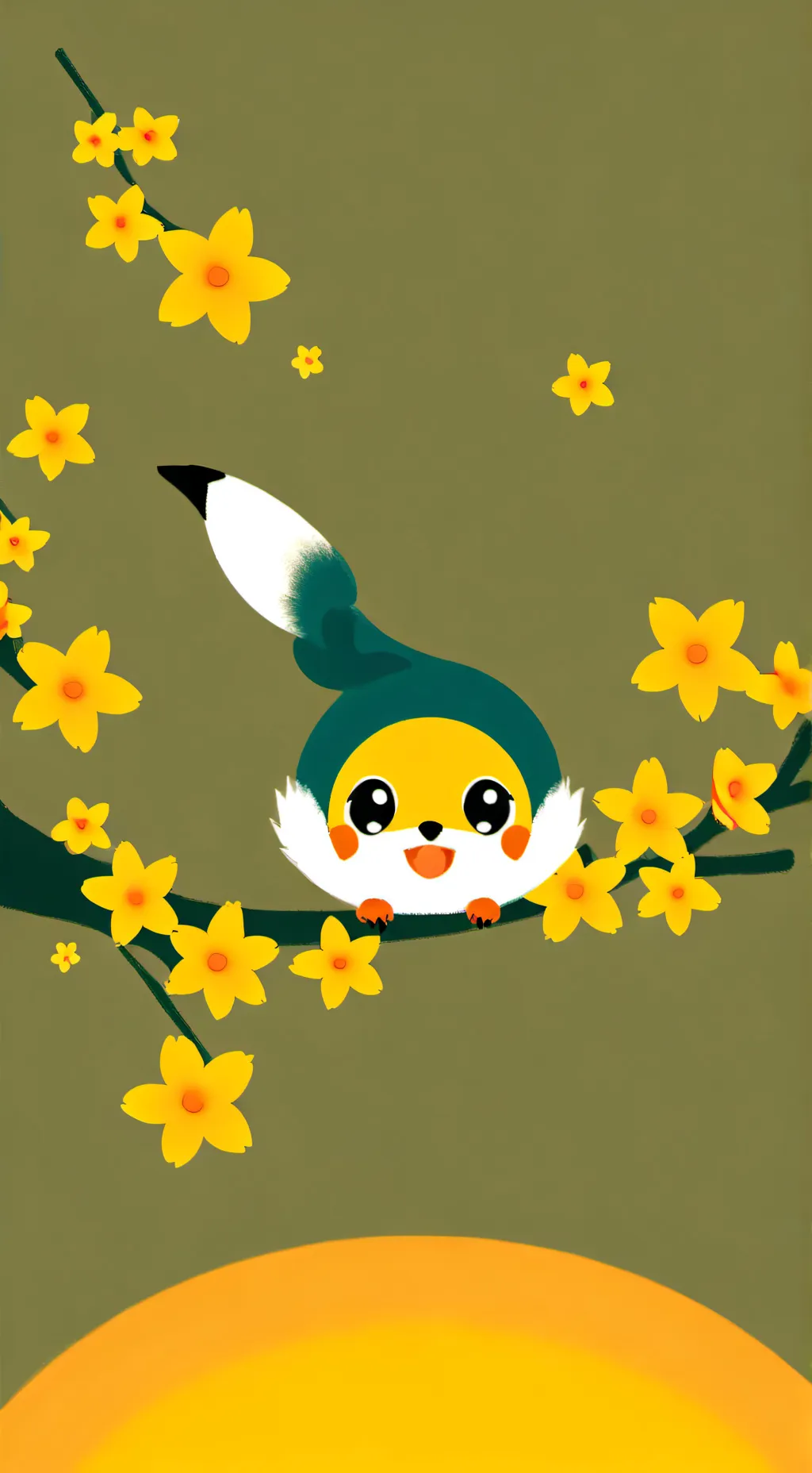 ai character: Drunk Sunny Sunday background