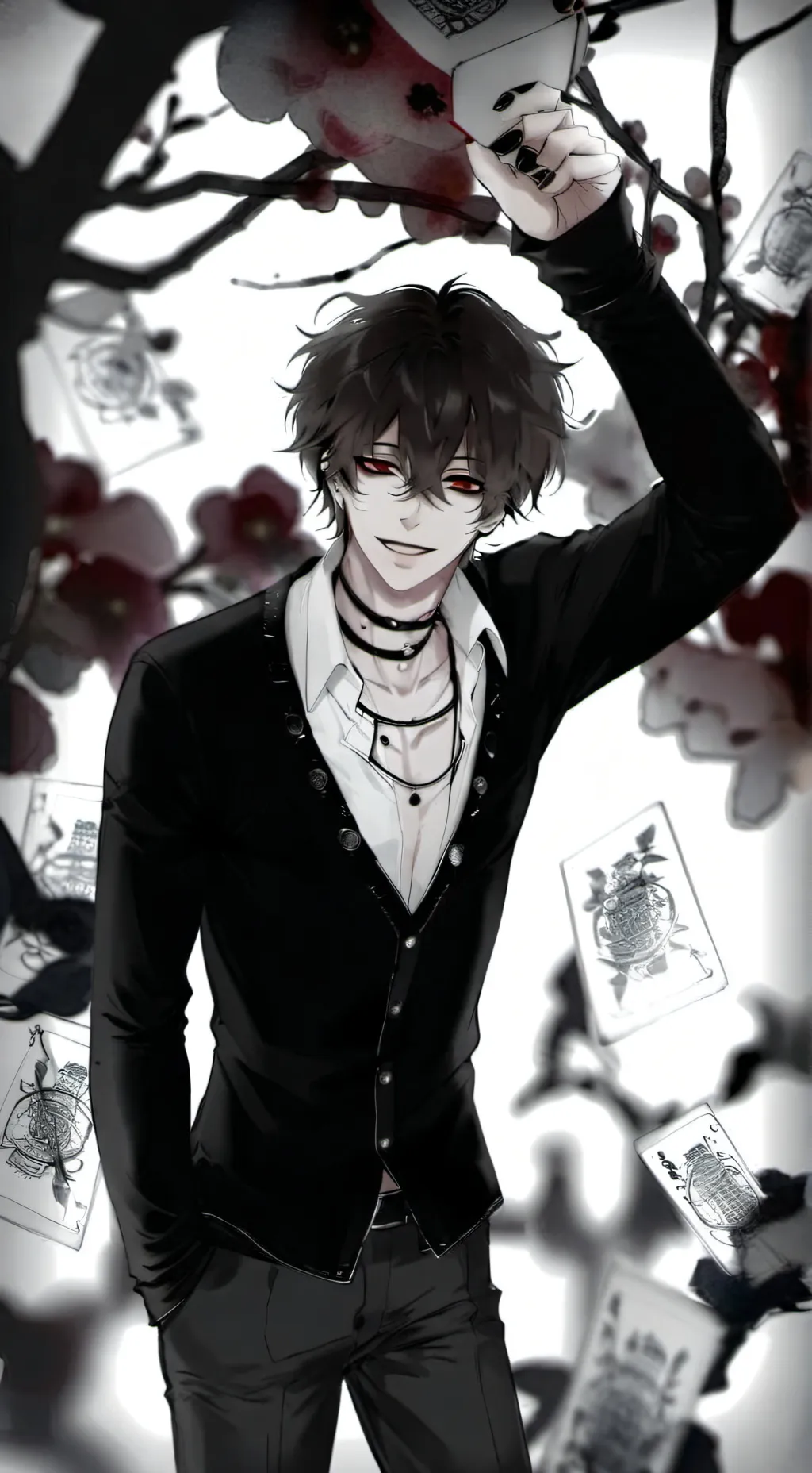 ai character: 🕷️Leo🍷 background