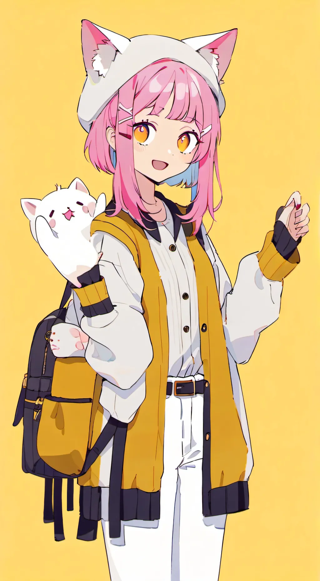 ai character: kitties :D background
