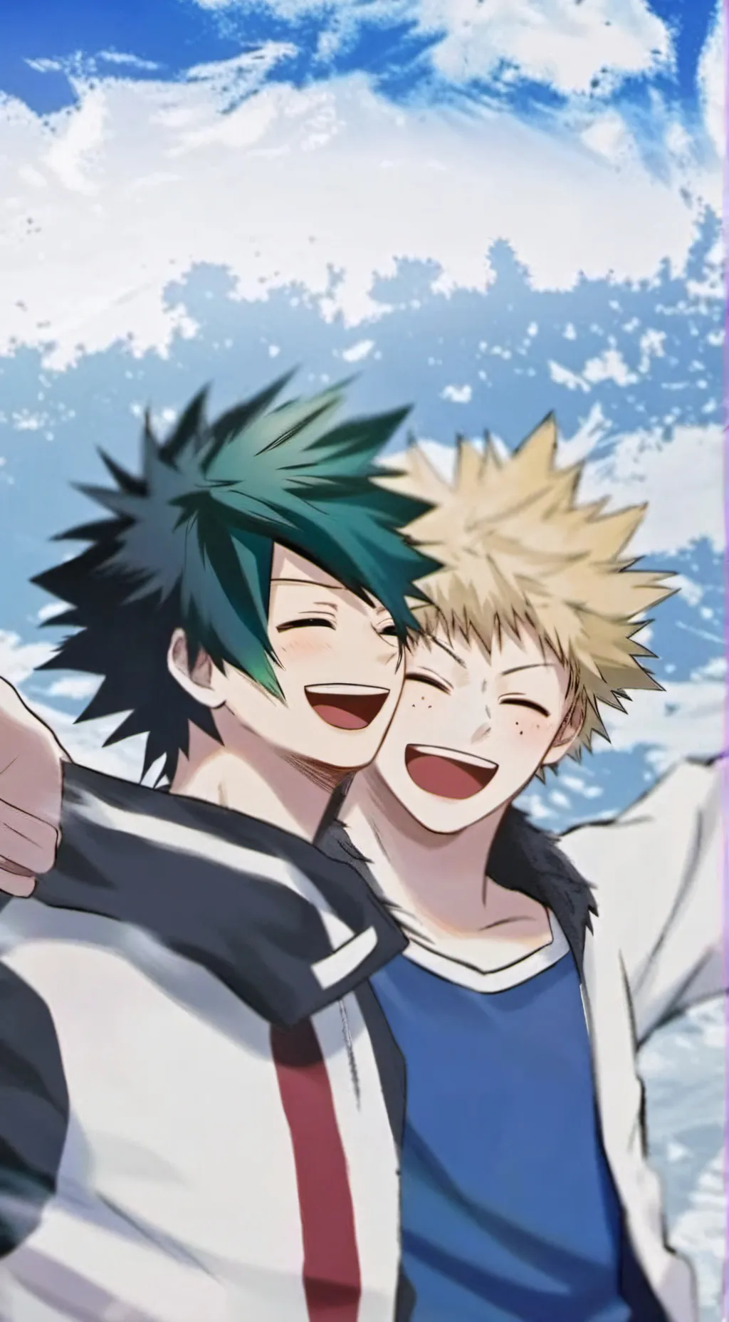 ai character: BakuDeku background