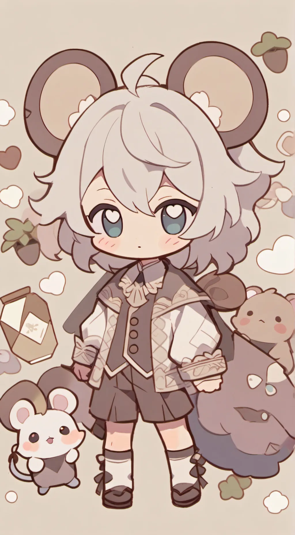 ai character: ratón  background