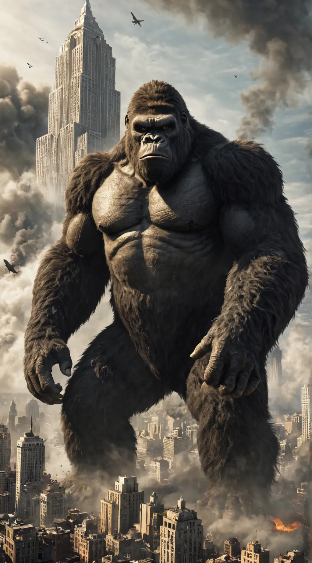 ai character: King Kong background
