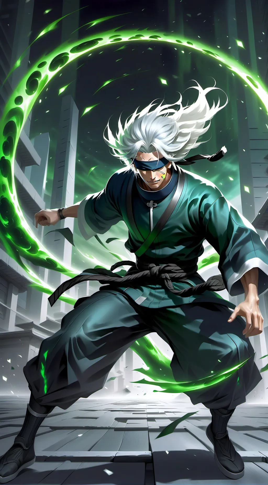 ai character: Satoru Gojo background