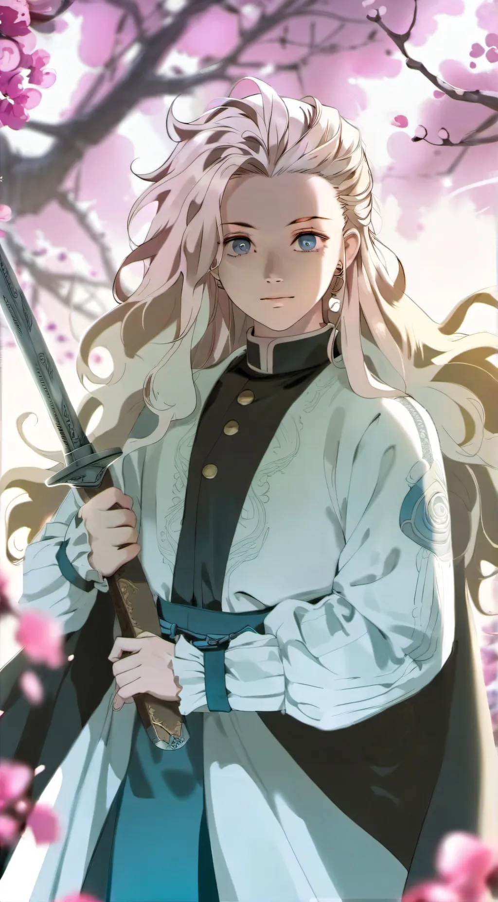 ai character: hashira cerisiers  background