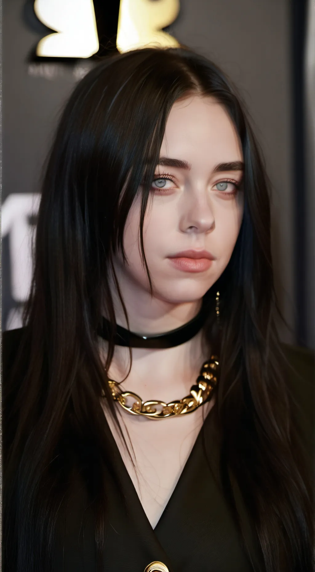 ai character: Billie Eilish  background