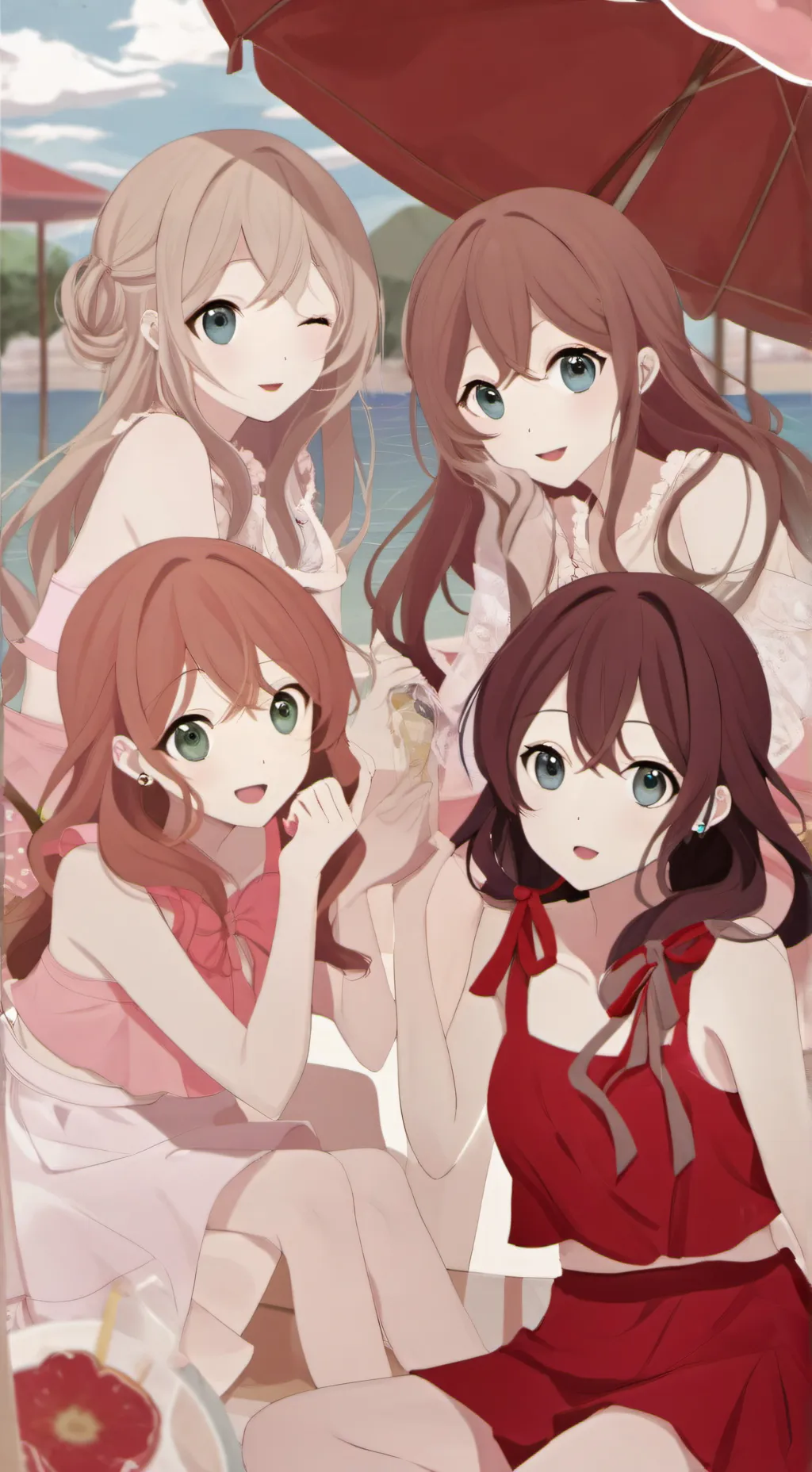 ai character: May,Ela,Sanne background