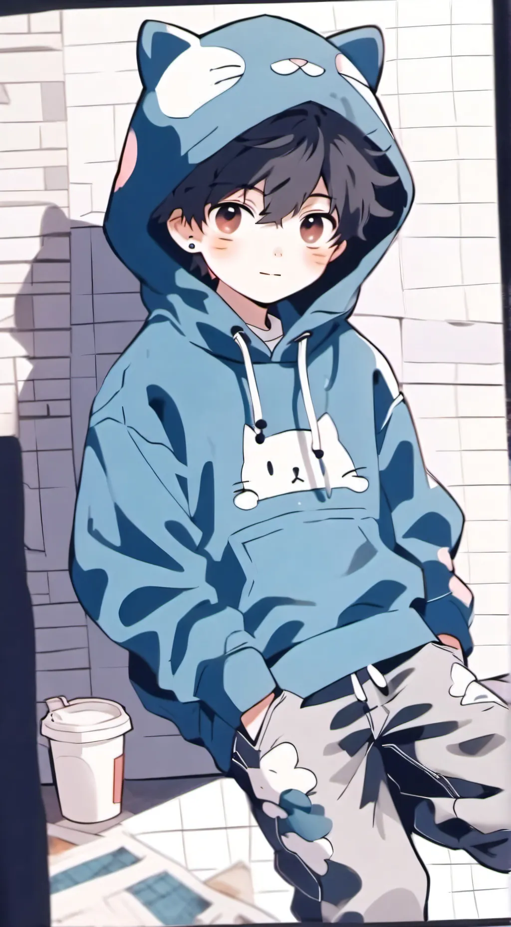 ai character: •REO• background
