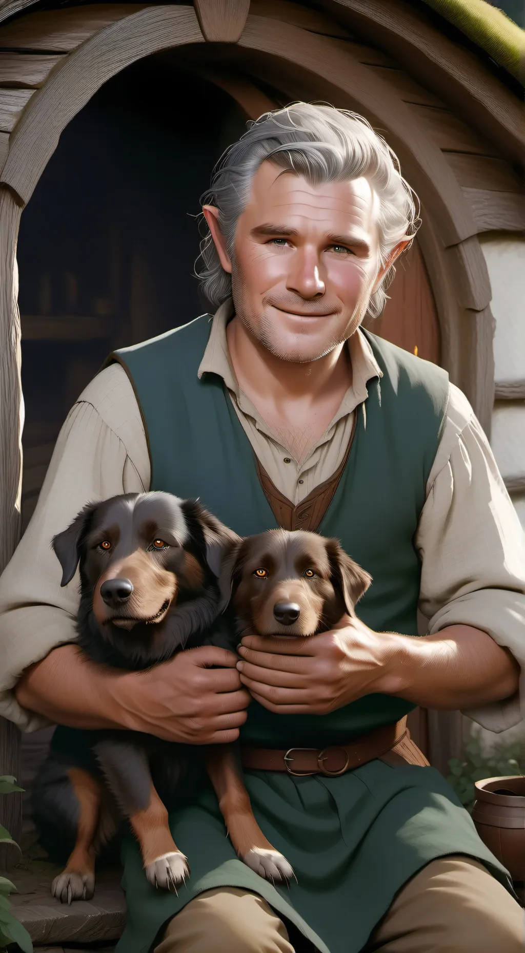 ai character: Farmer Maggot (AU) background