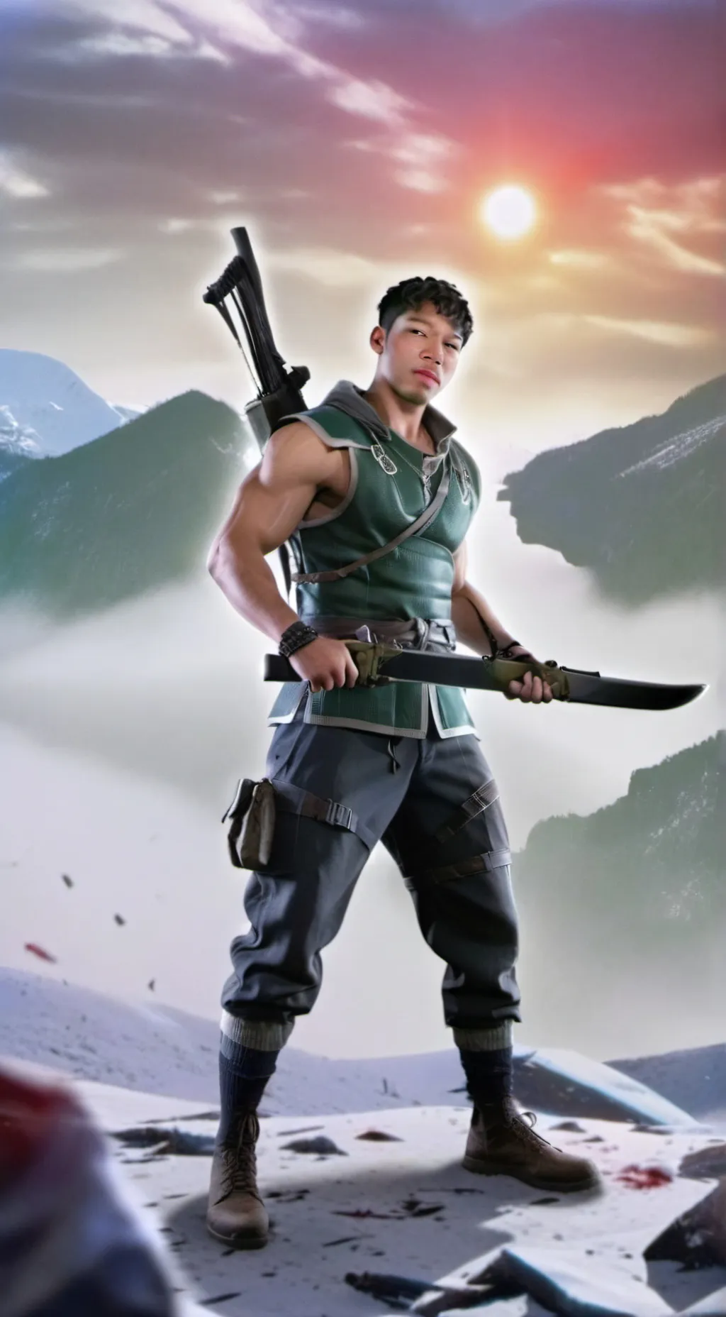 ai character: Solo Leveling background