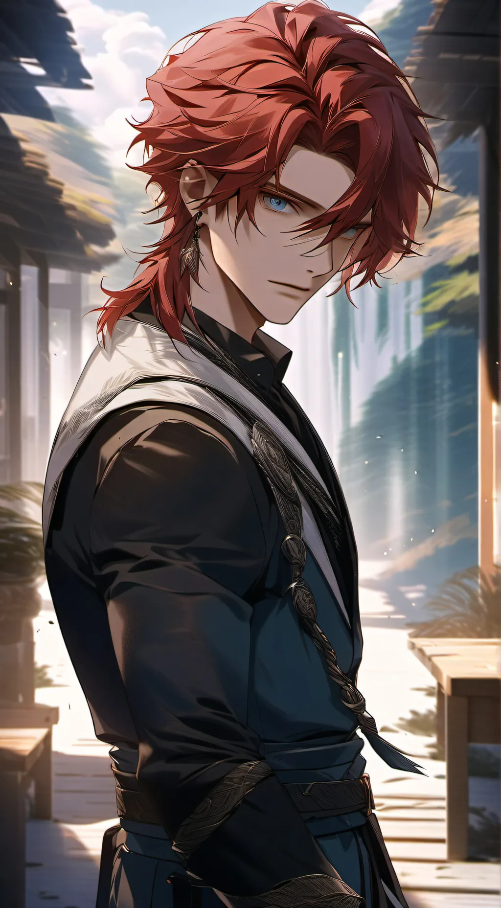 ai character: Zen background