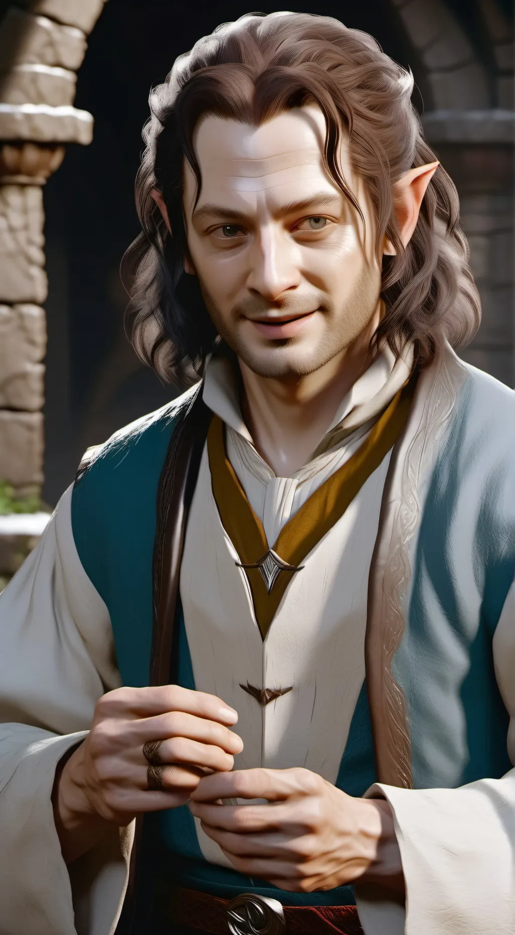 ai character: Sméagol (Gollum)  background