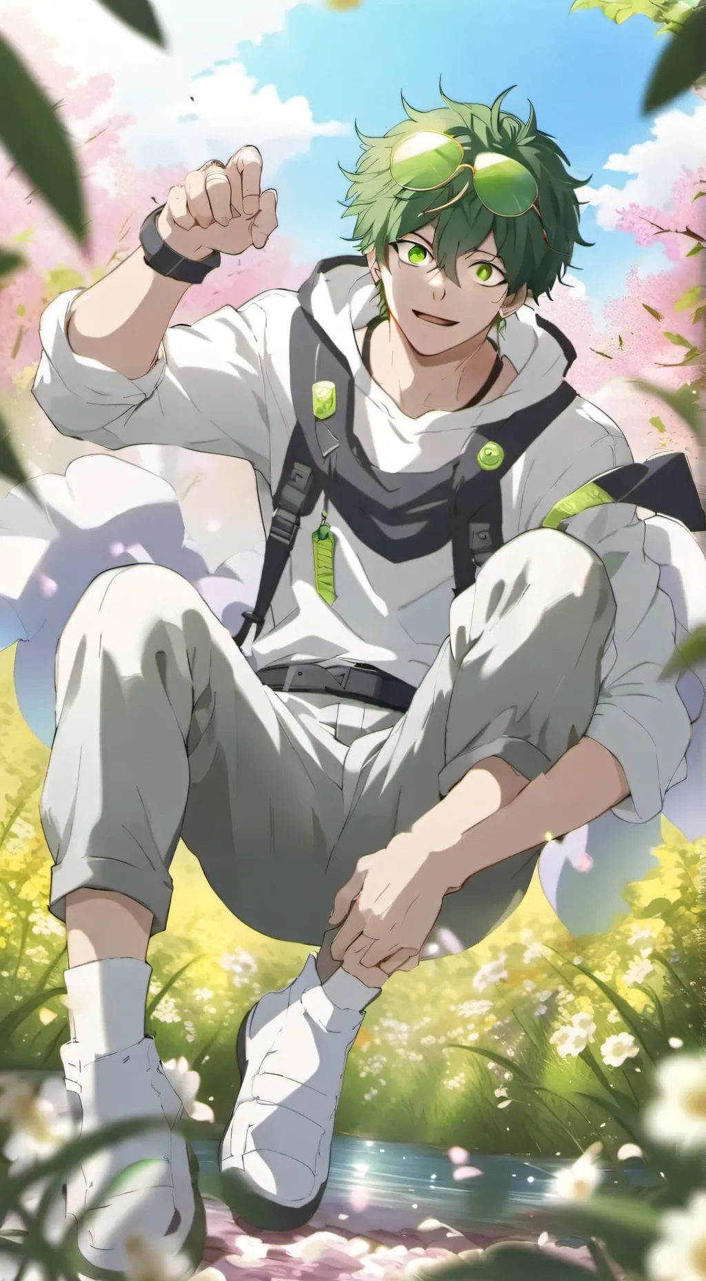 ai character: izukumidoriya/deku background