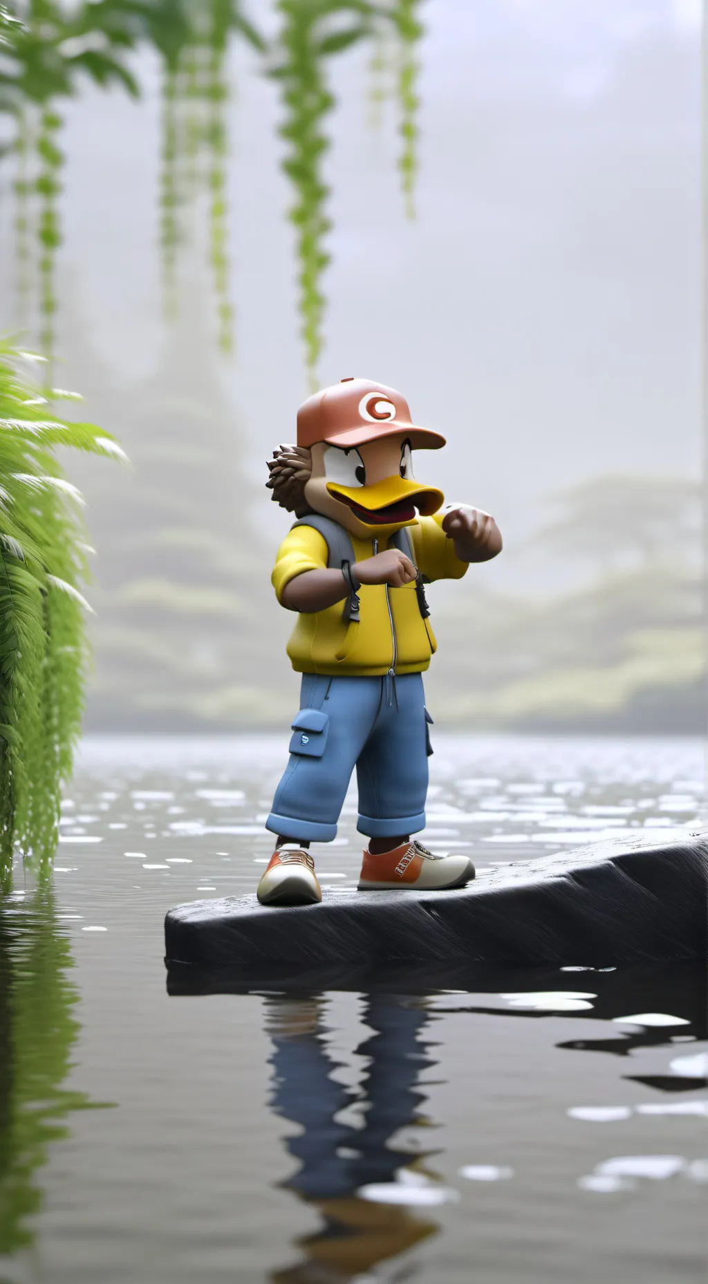 ai character: pato sigma boy background