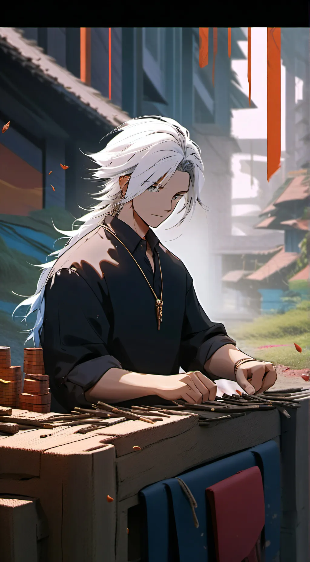 ai character: Damien background