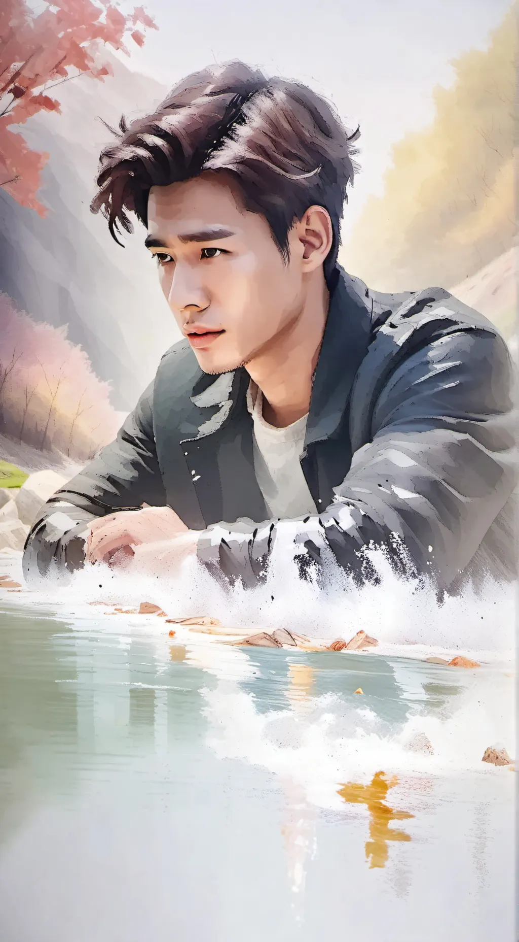 ai character: Christian😻 background