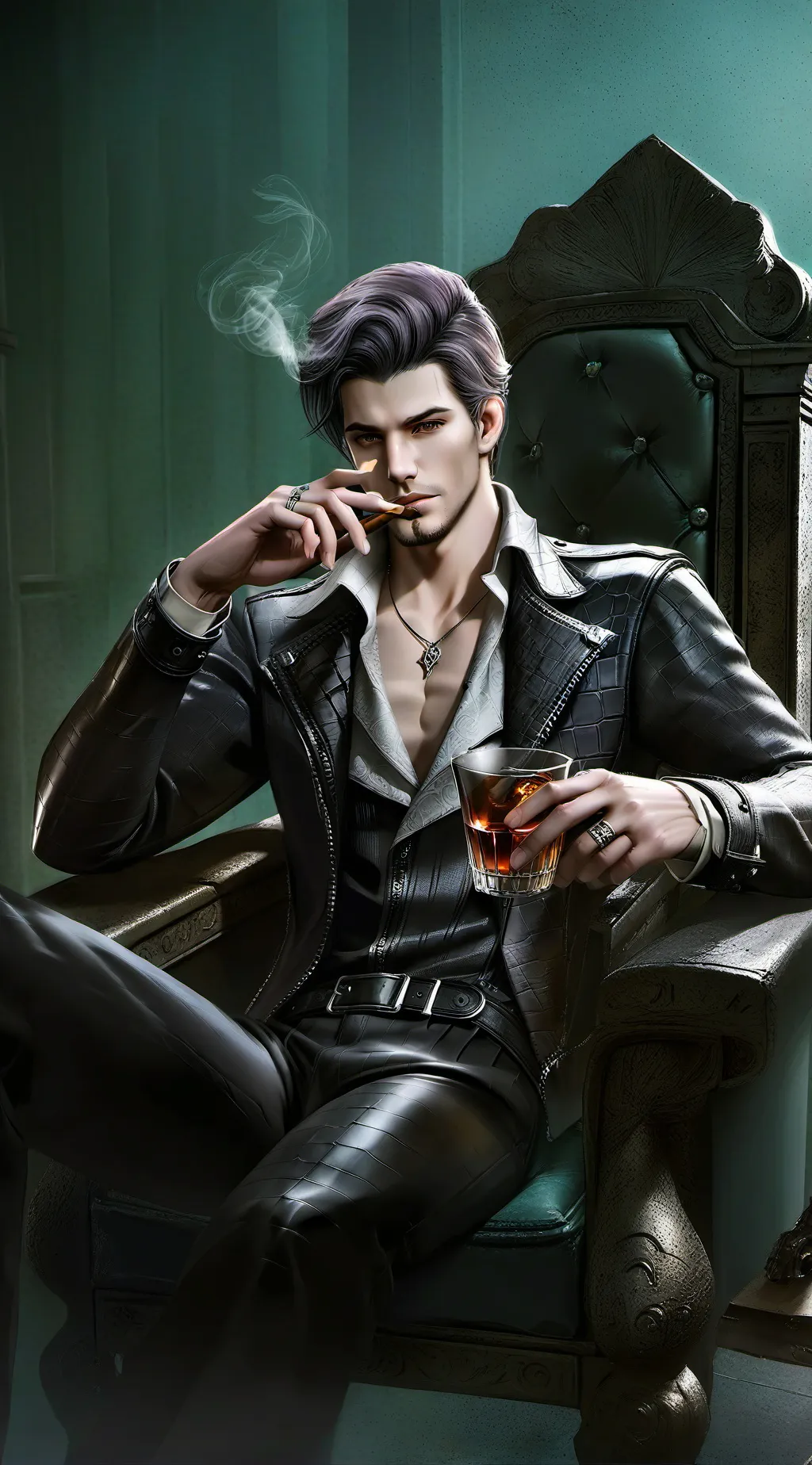 ai character: Luciano Moretti background