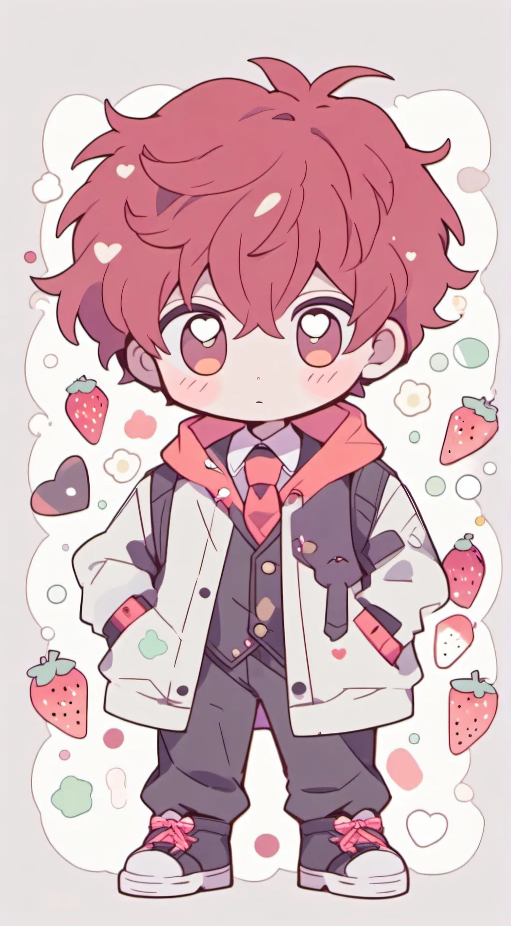 ai character: fat kirishima background