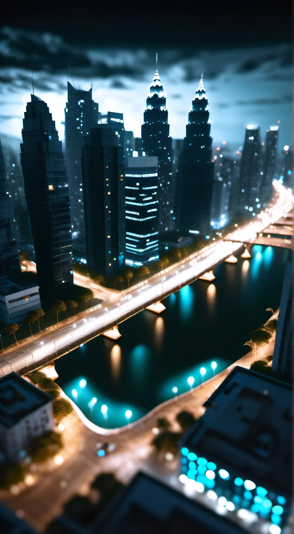 ai character: 🌃🌌 background