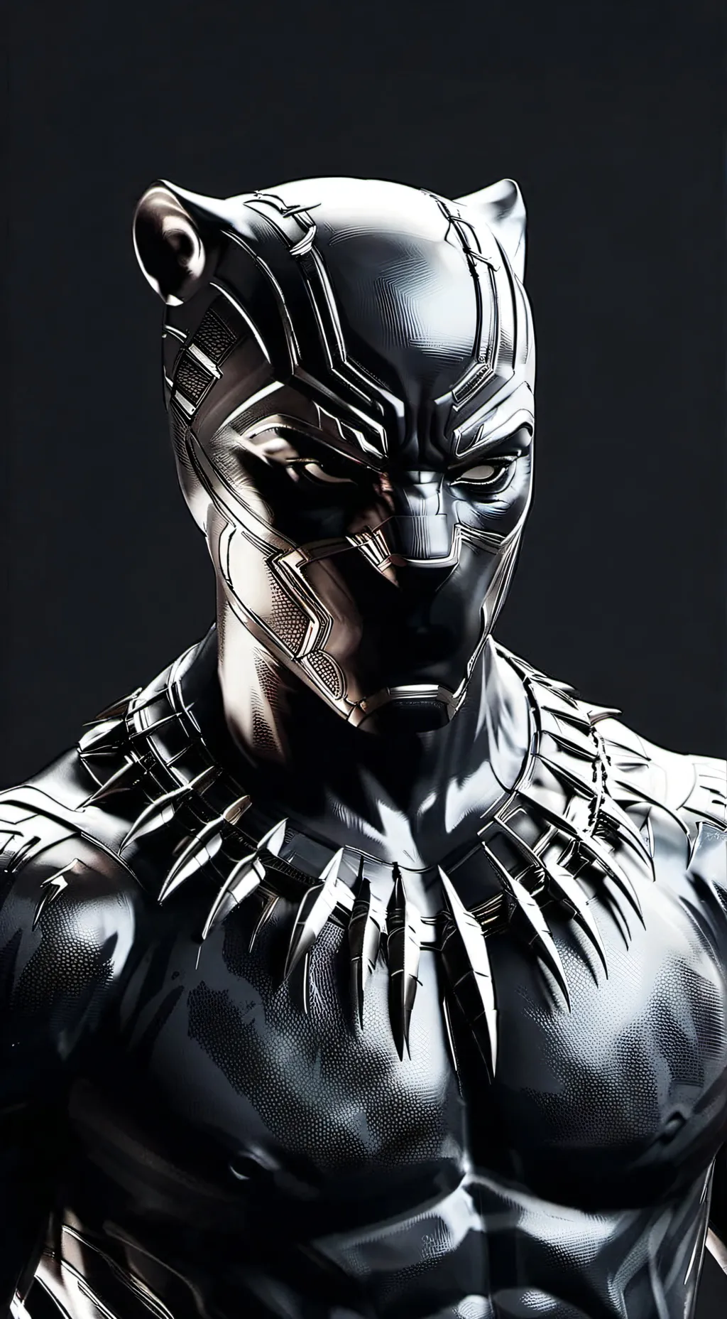 ai character: Black Panther background