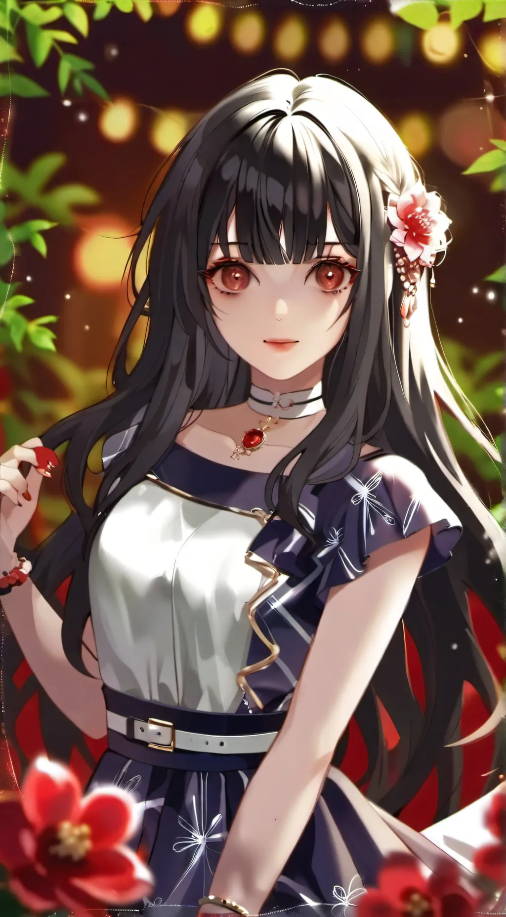 ai character: Ludmila  background
