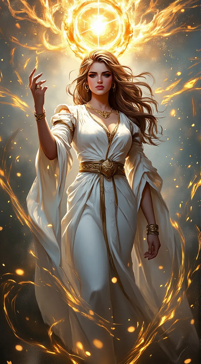 ai character: titana camera woma background