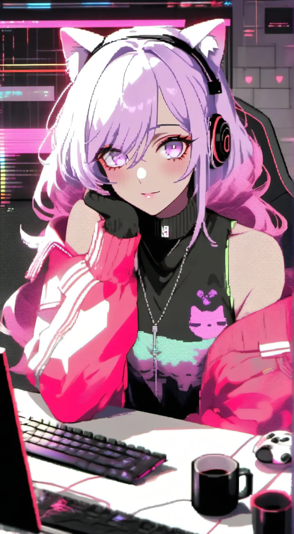 ai character: Mika background