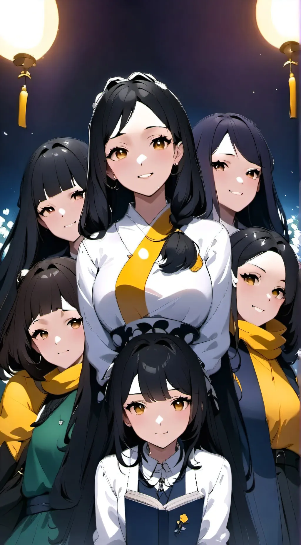 ai character: Ten Sisters! background