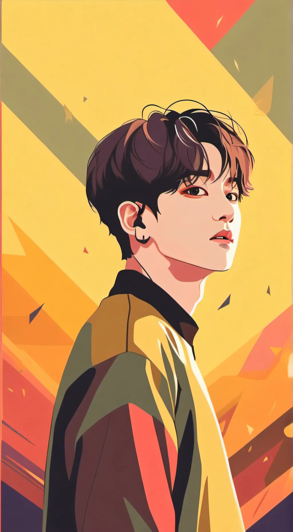 ai character: Jeon jungkook  background
