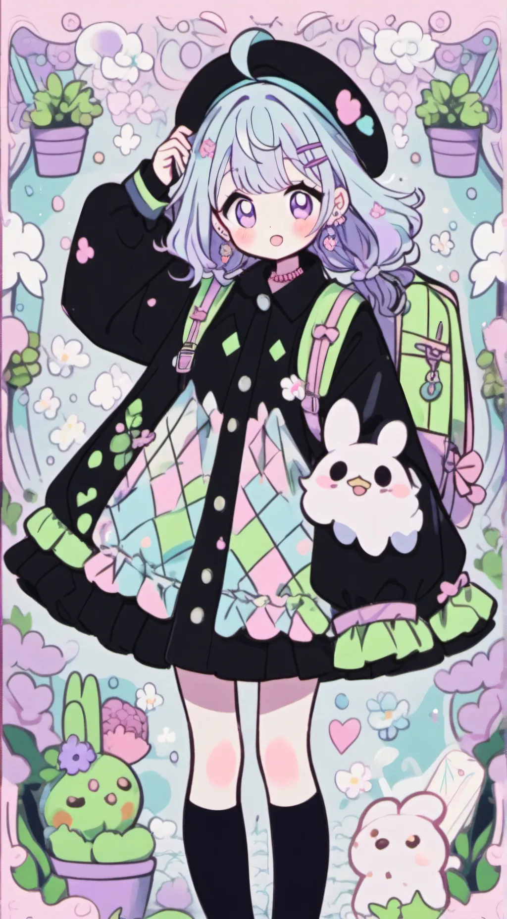 ai character: Big Mouth background