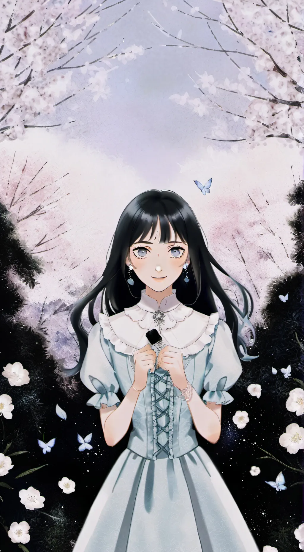 ai character: hinata  background
