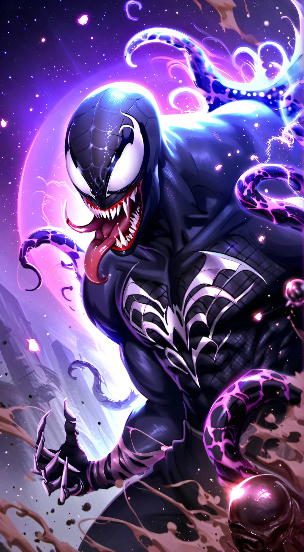 ai character: venom background