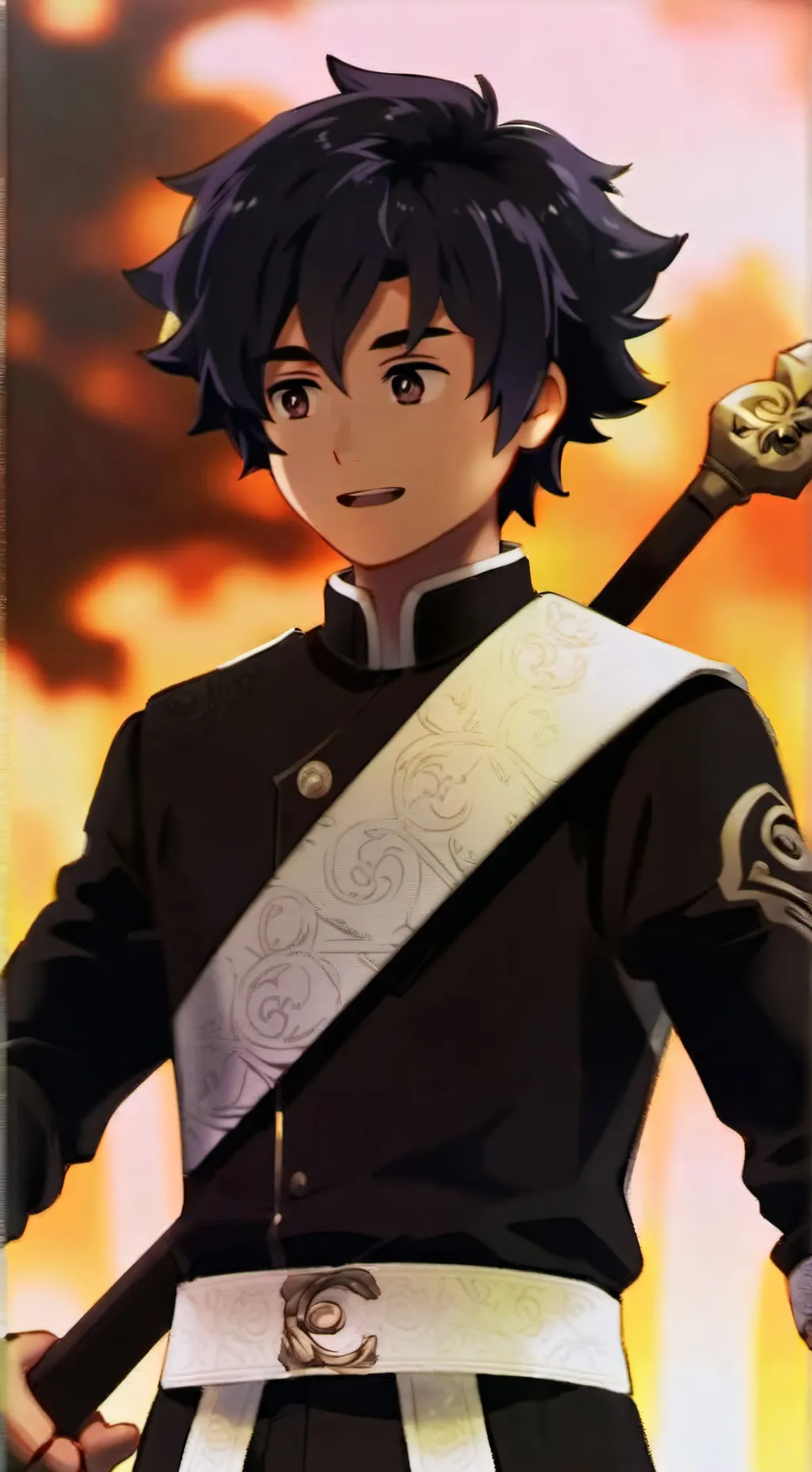 ai character: 🖤cole background