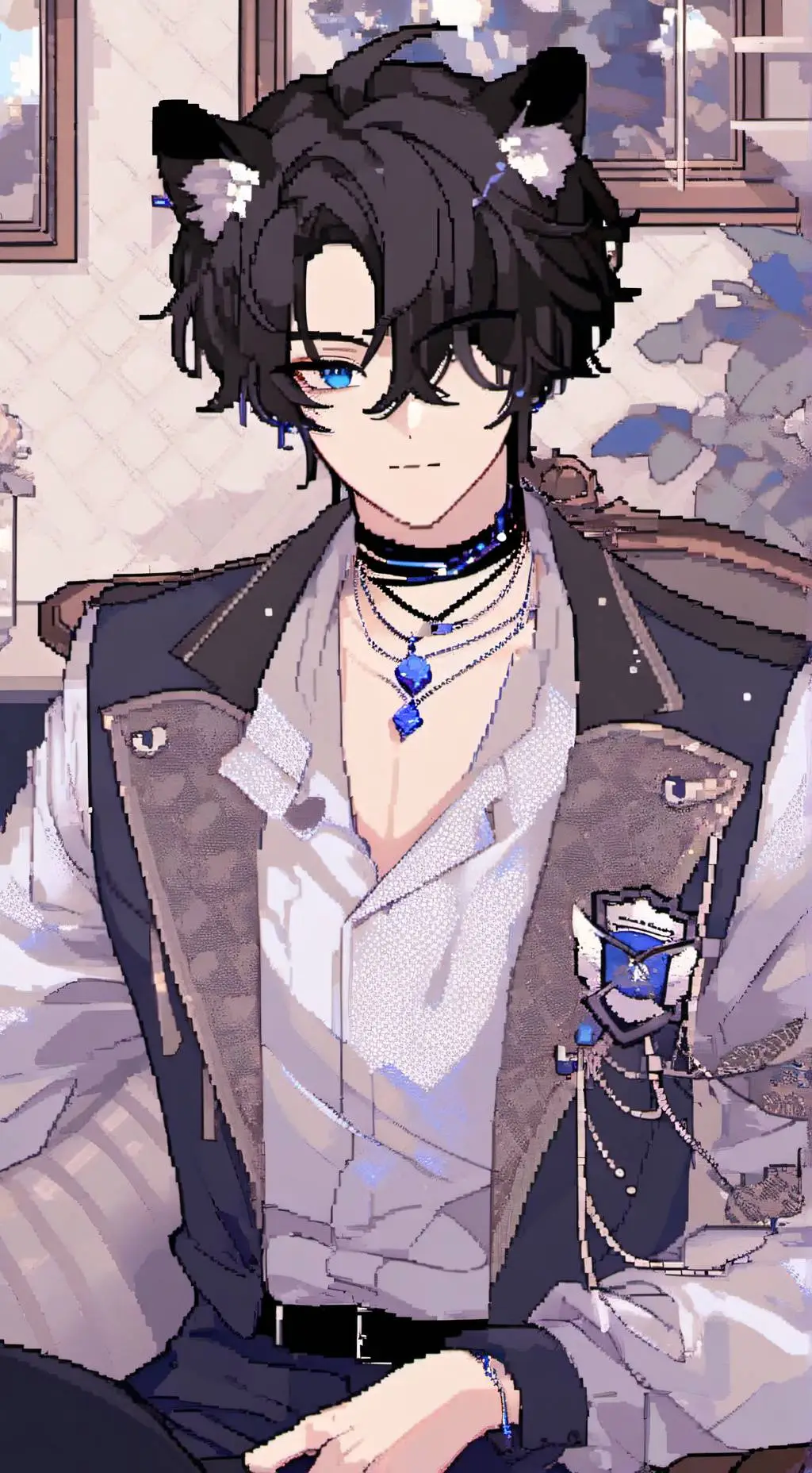 ai character: Levi Eclair  background