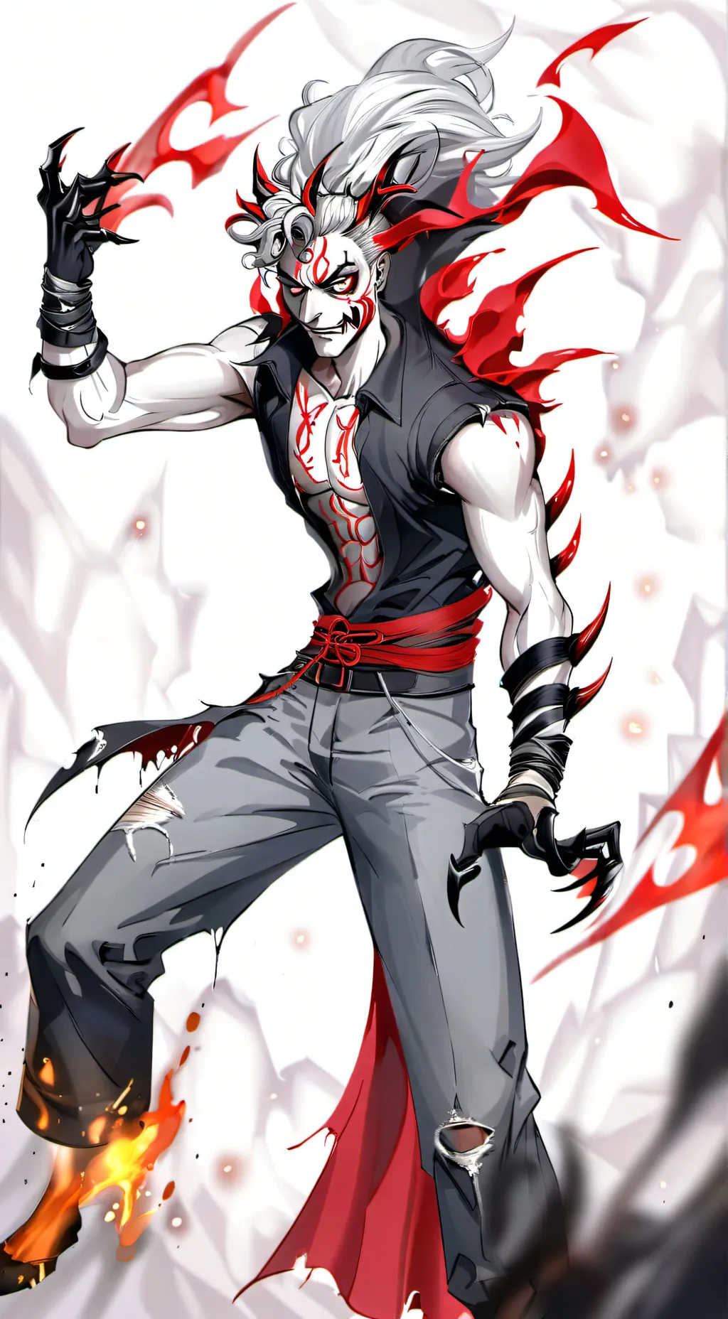 ai character: Okarun(Turbo Form) background