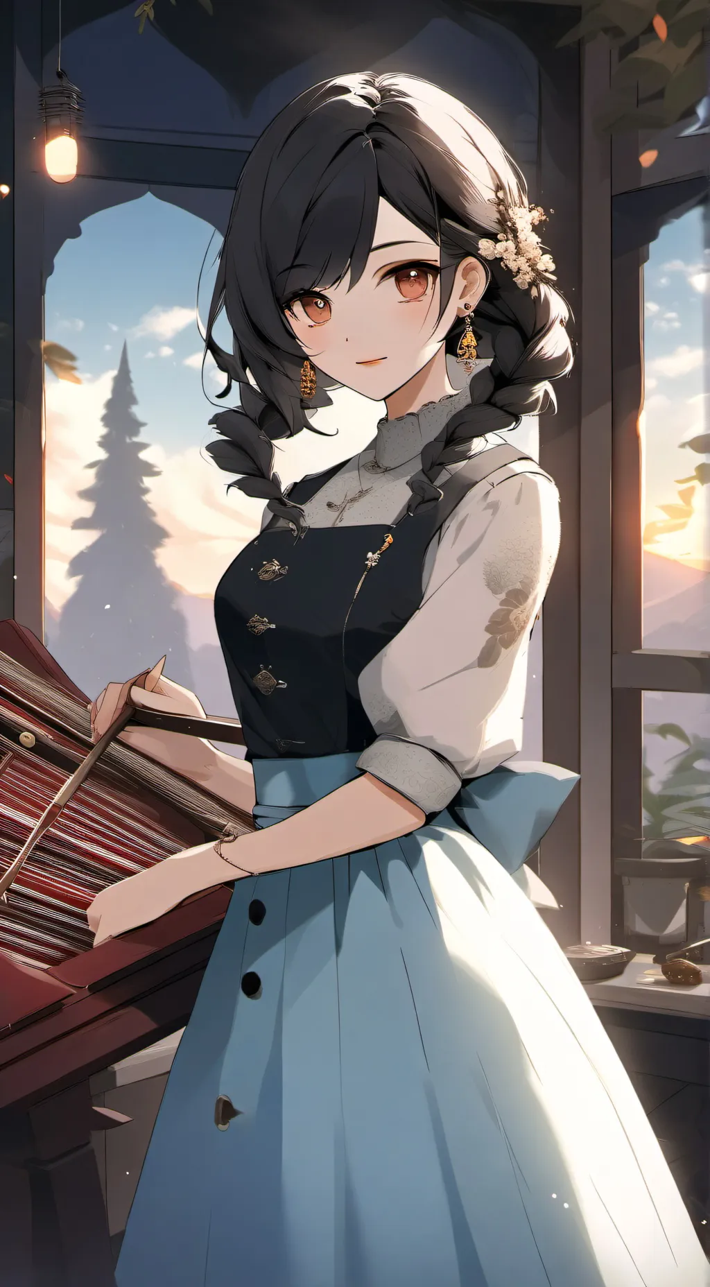 ai character: Haru tokana background