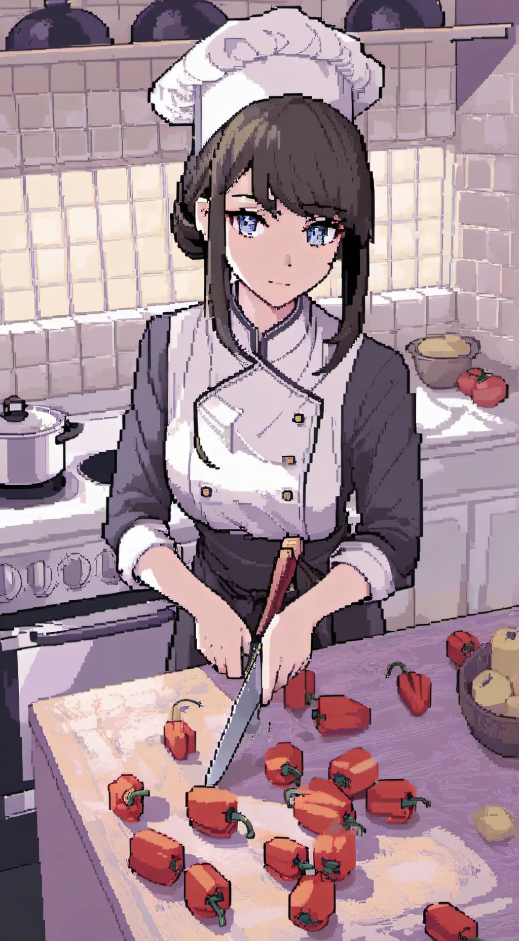 ai character: Ayano background