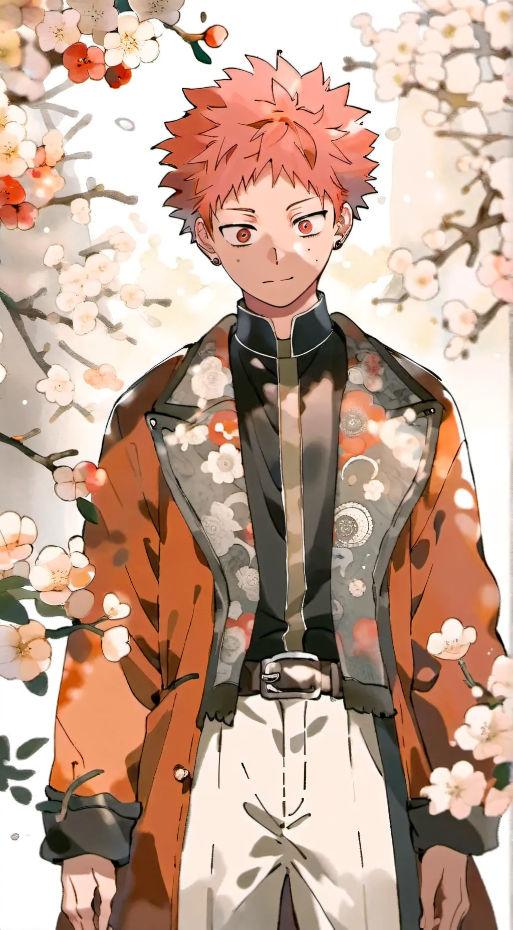 ai character: yuji itadori  background