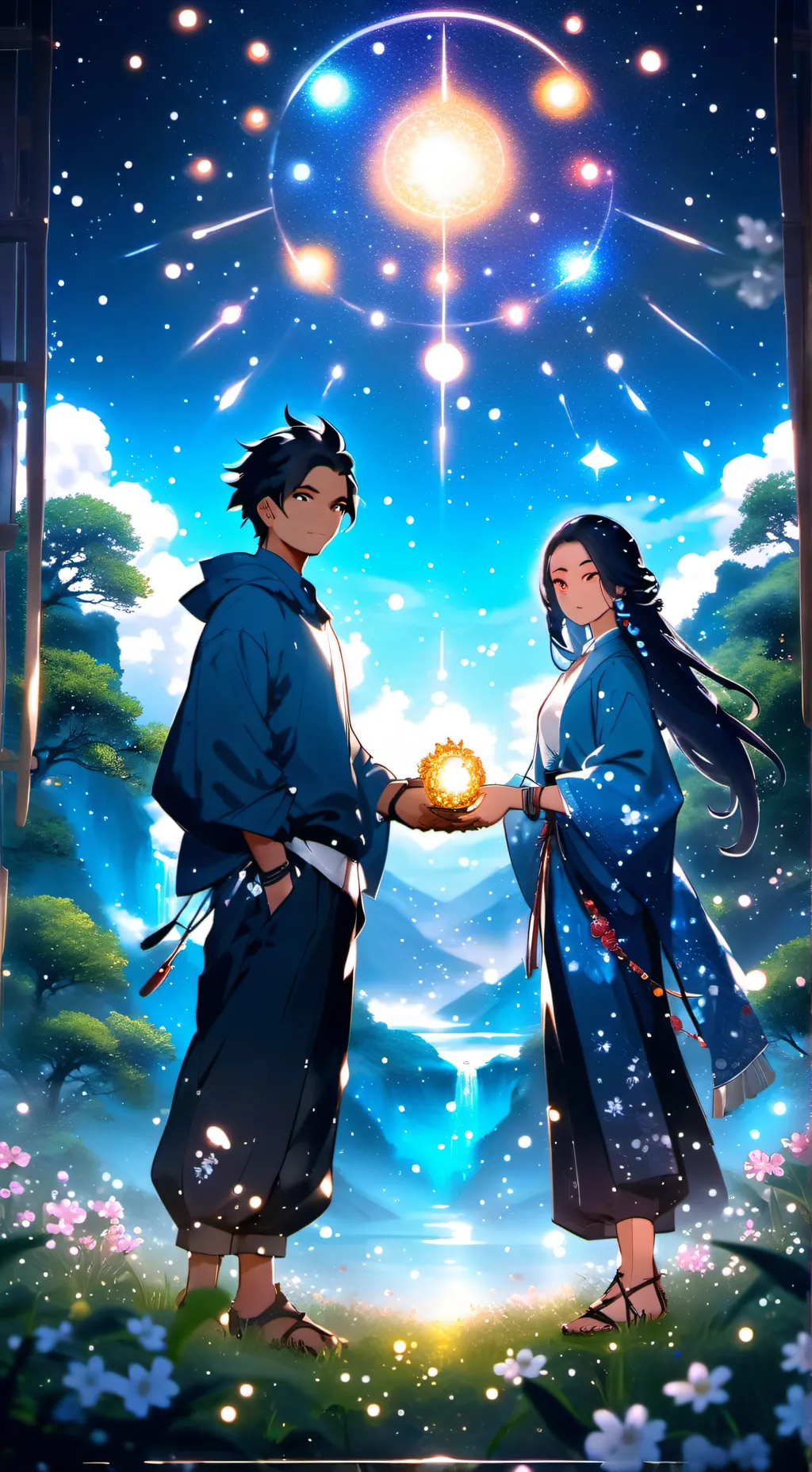 ai character: Pai e mãe  background