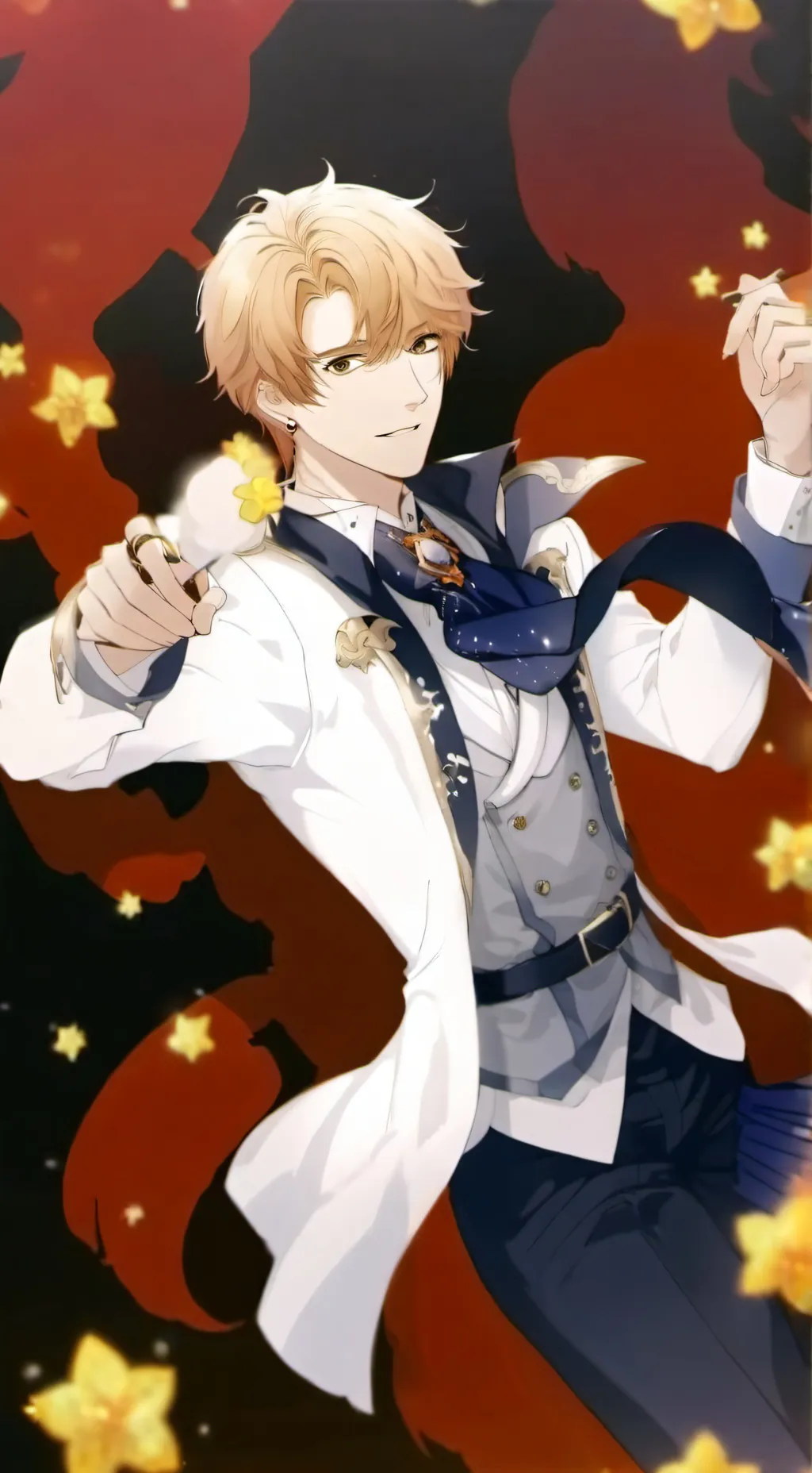 ai character: HE IS LEE background