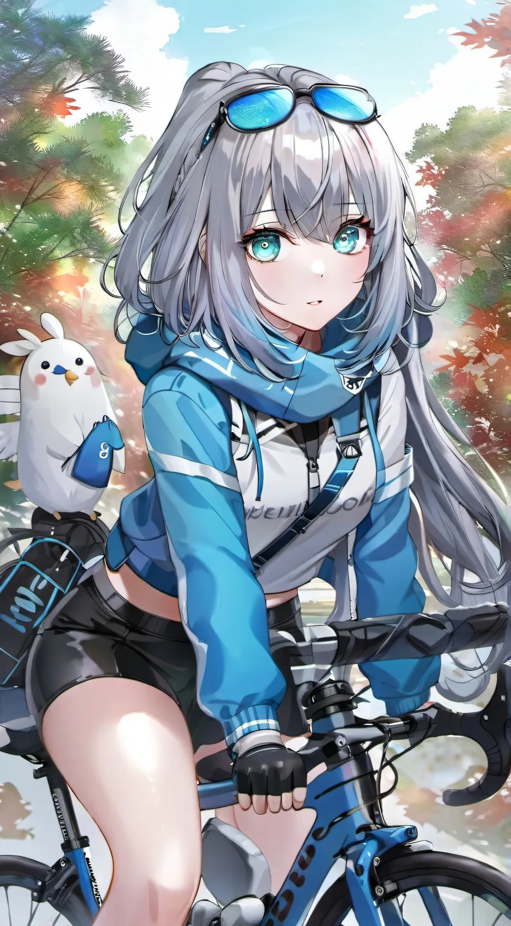 ai character: Leslie  background