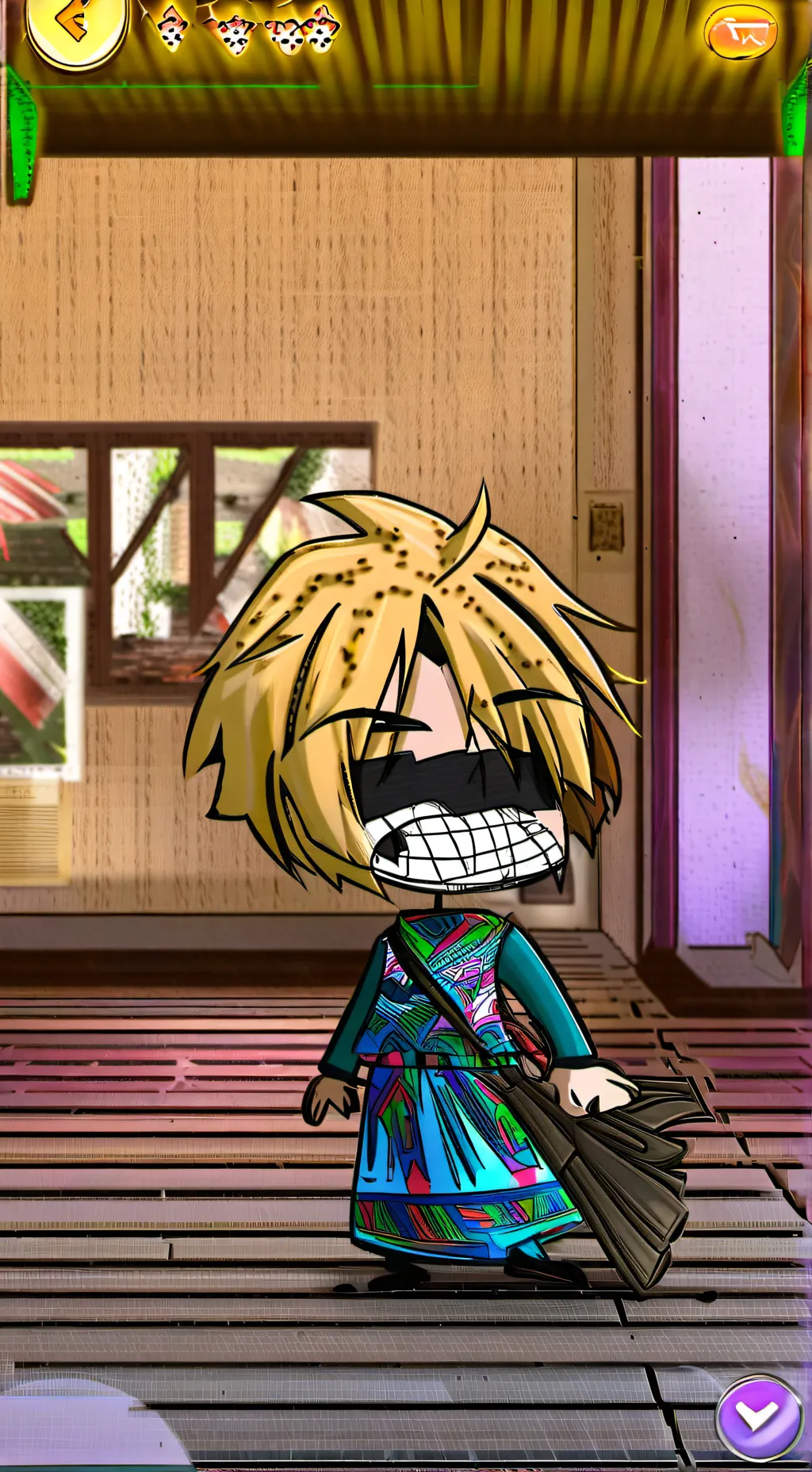 ai character: me you m e  background