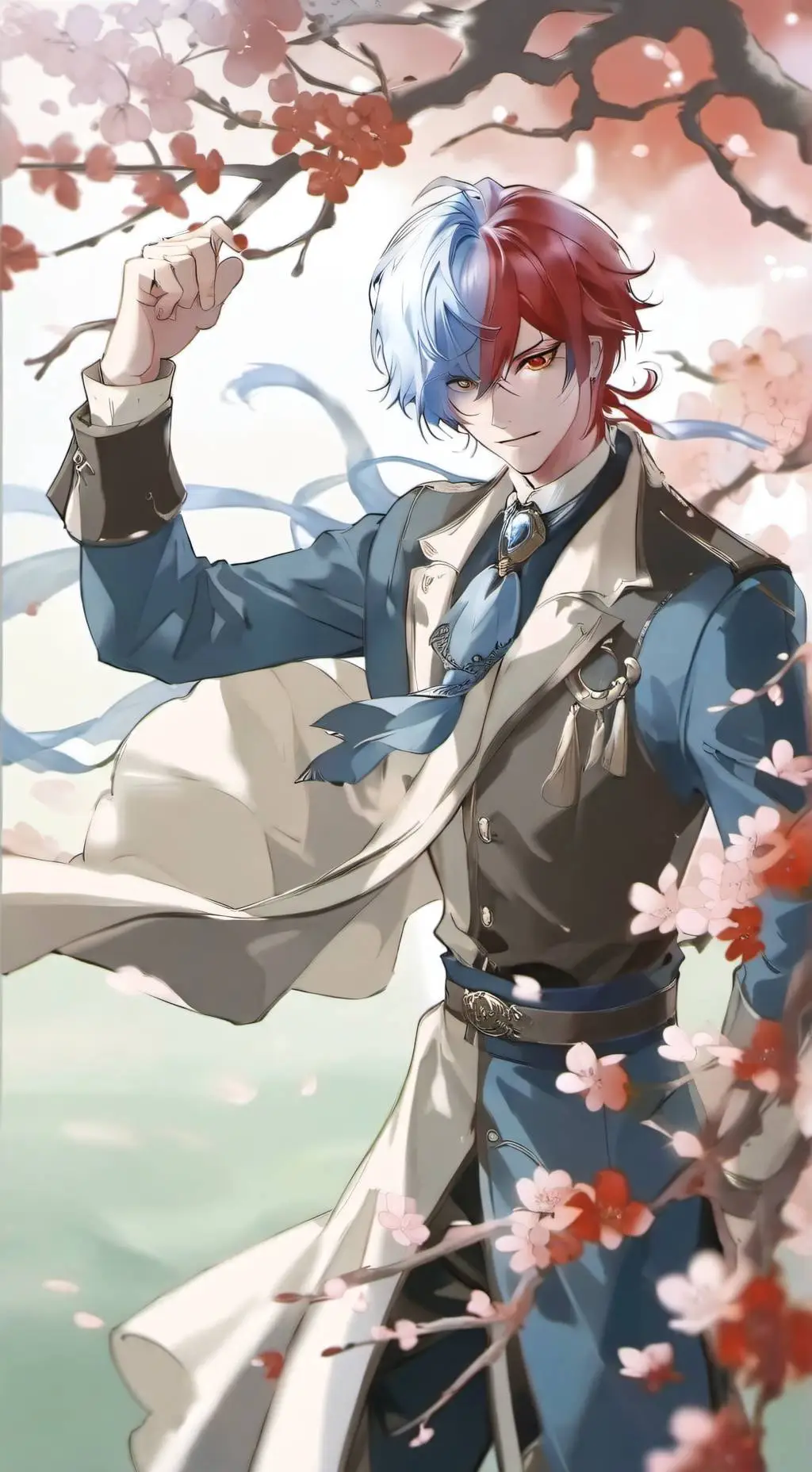 ai character: shoto couple background