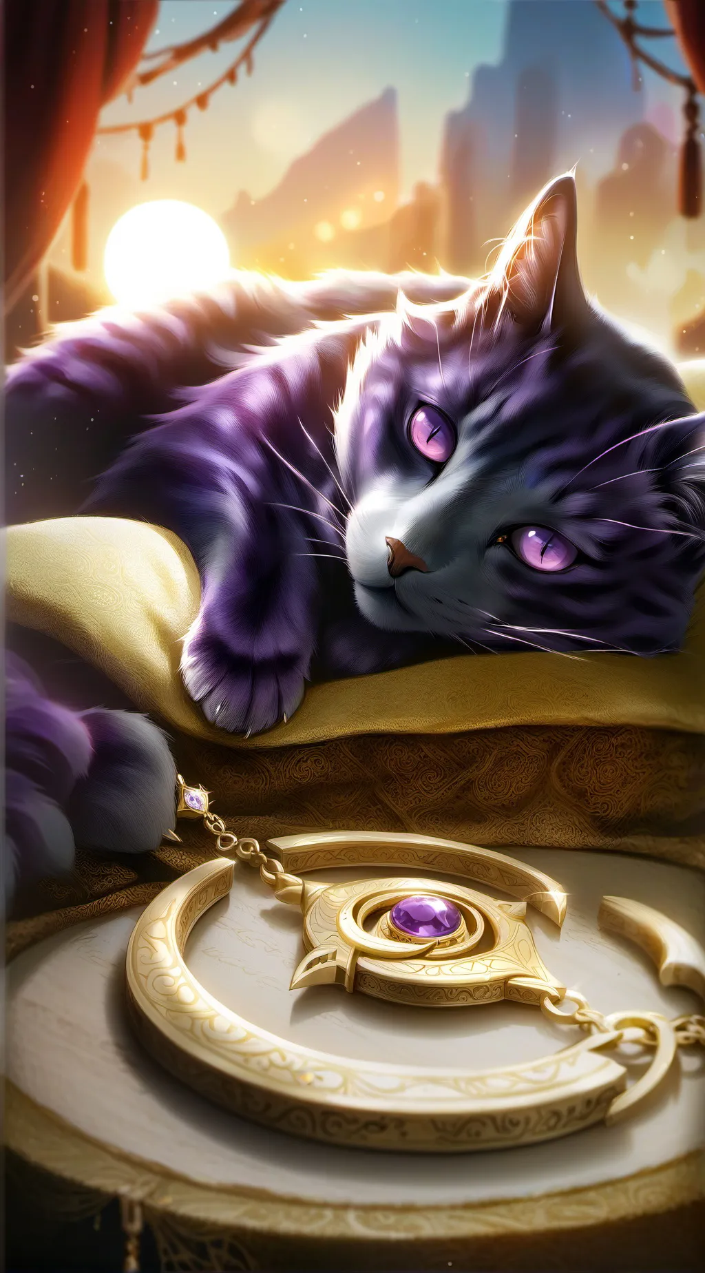 ai character: catnap  background