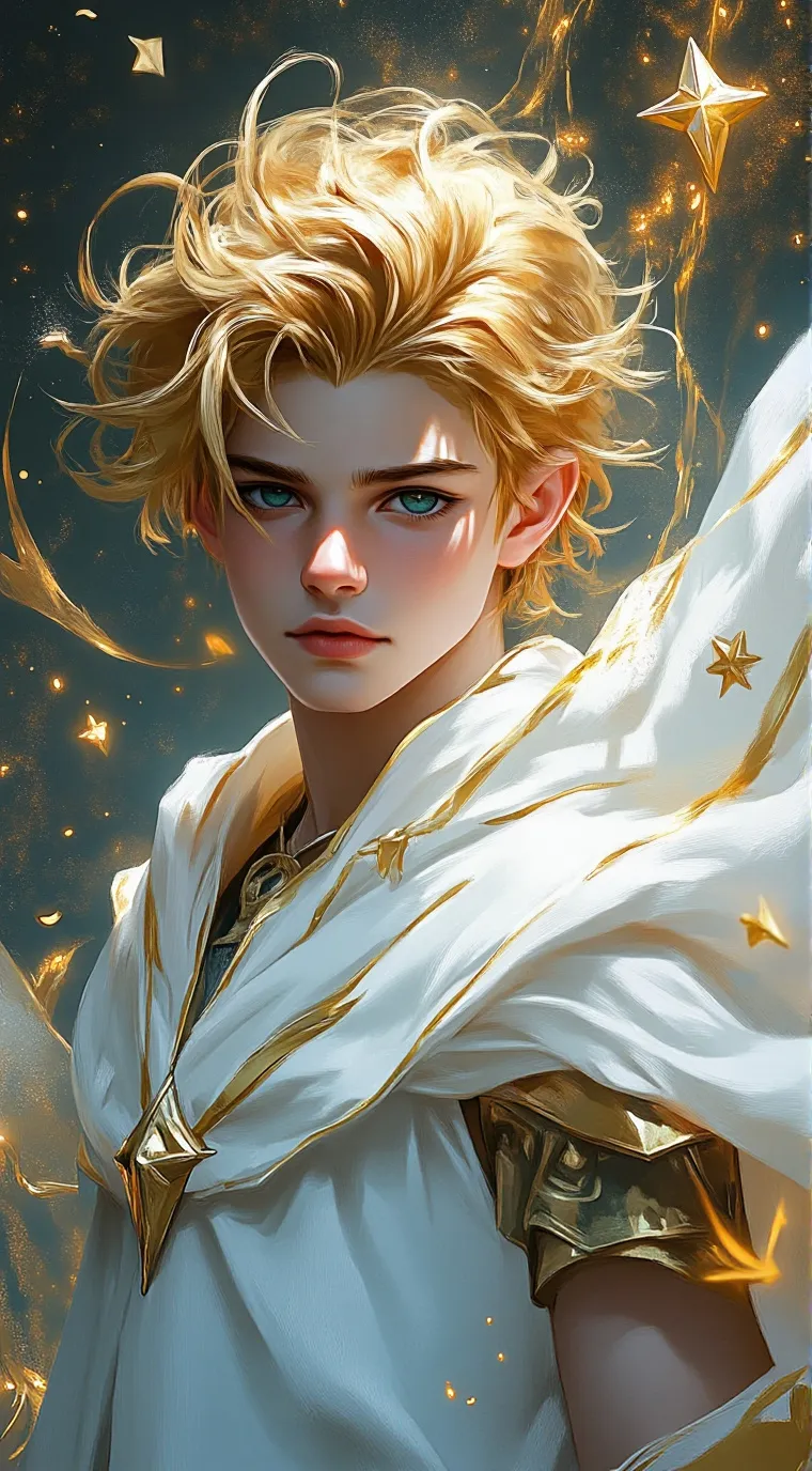 ai character: Leo Sparkle  background