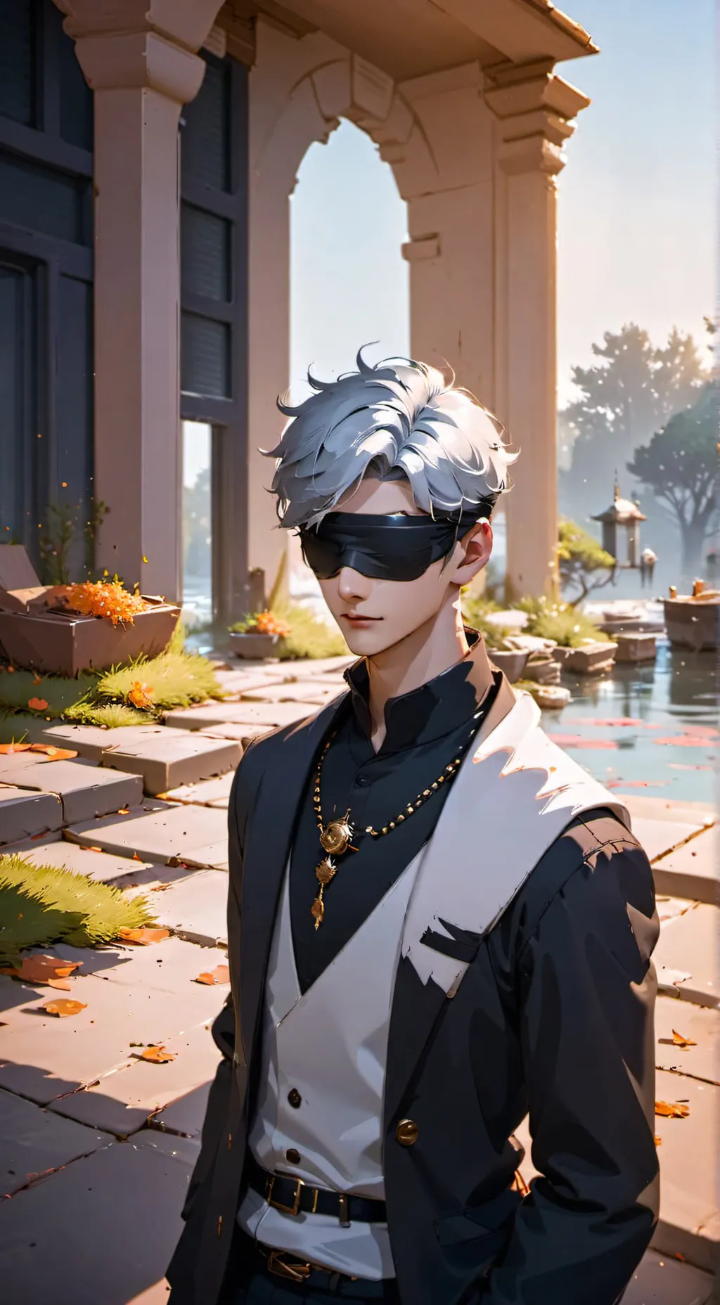 ai character: Satoru Gojo background
