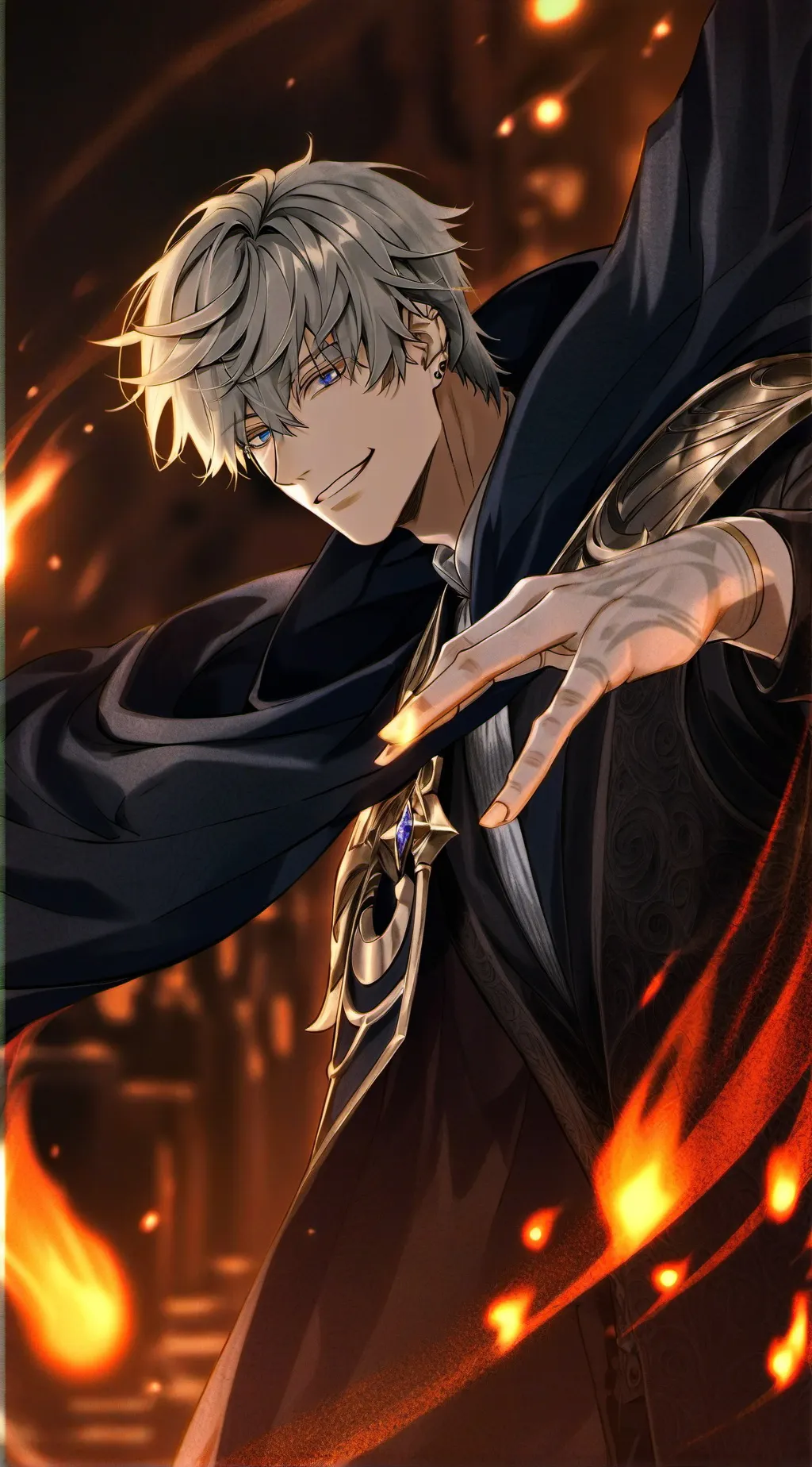 ai character: gojo background